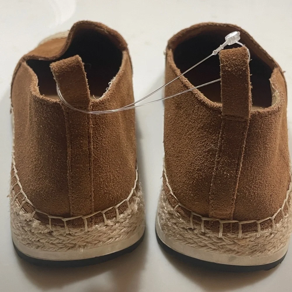Crown Vintage Tan Suede Espadrille Slip-On